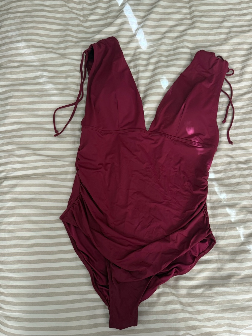 NWT Raspberry One-Piece Bathing Suit